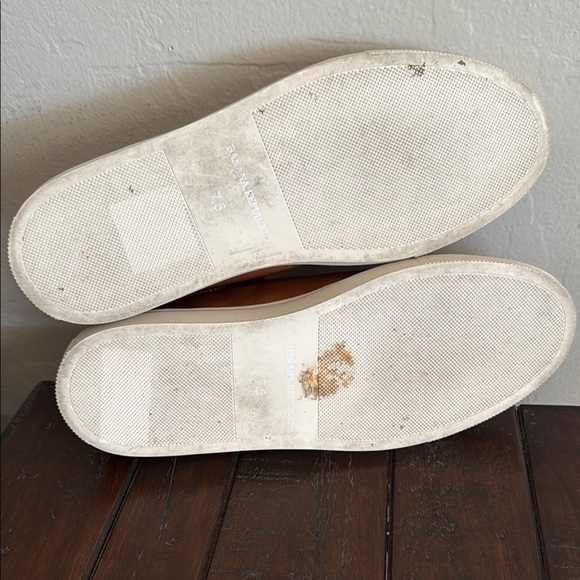 Banana Republic Brown Leather Sneakers Men’s Size 7.5 - Picture 4 of 7